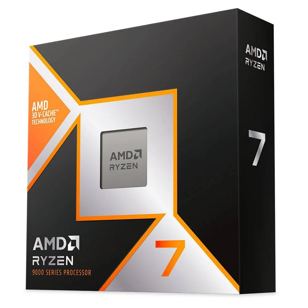 Processador AMD Ryzen 7 9850X3D Zen 5 8-Core 4.7GHz c/ Turbo 5.6GHz 104MB Cache SktAM5
