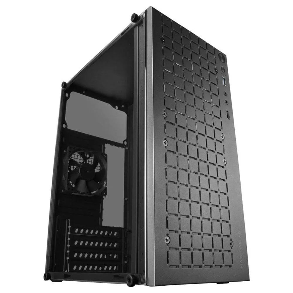Caixa Micro-ATX Mars Gaming MC-1000 Ultra-Compact Metal Mesh Preta