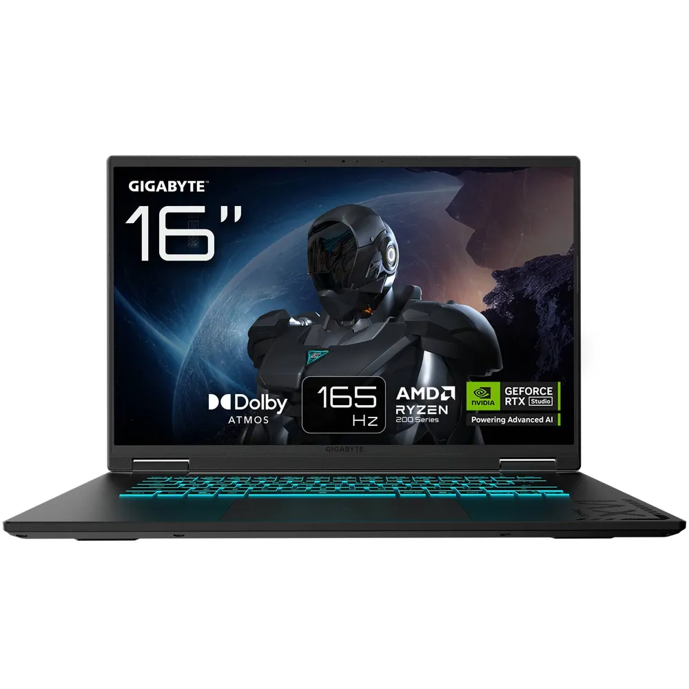 Portátil Gigabyte Gaming A16 CVH (2025) 3VHK3PT894SH Black Steel