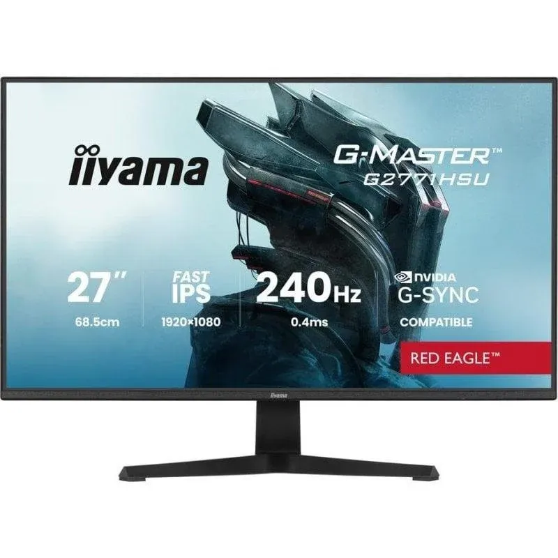 Monitor iiyama G-Master G2771HSU-B1 27" FullHD 240Hz Fast IPS G-SYNC HDR10 0,4ms