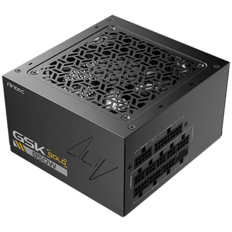 Fonte Alimentação Fonte ATX Antec GSK ATX3.1 850W 80 PLUS Gold Preto Fonte ATX Antec GSK ATX3.1 850W 80 PLUS Gold Preto