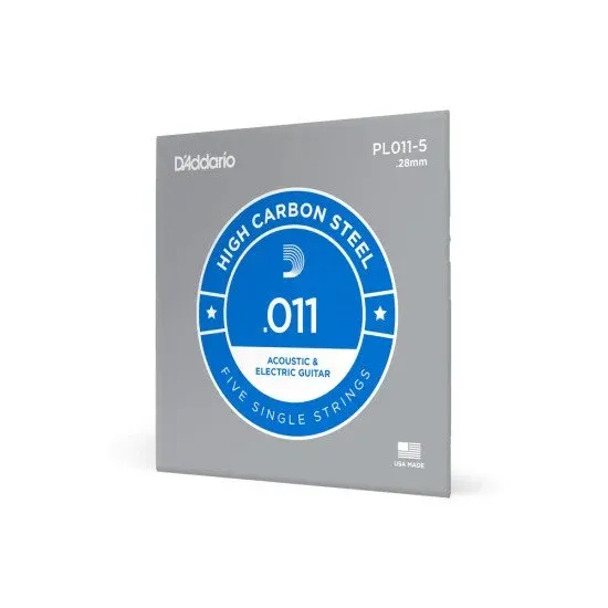 Daddario .011 Plain Steel PL011 5