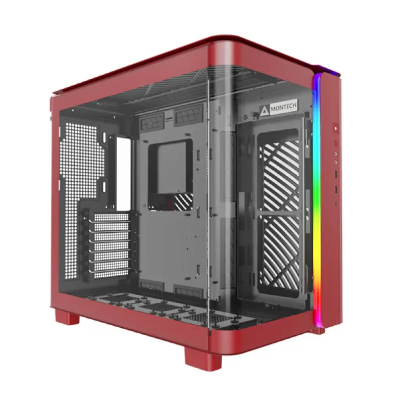 Caixa ATX Montech King 95 Vermelho
