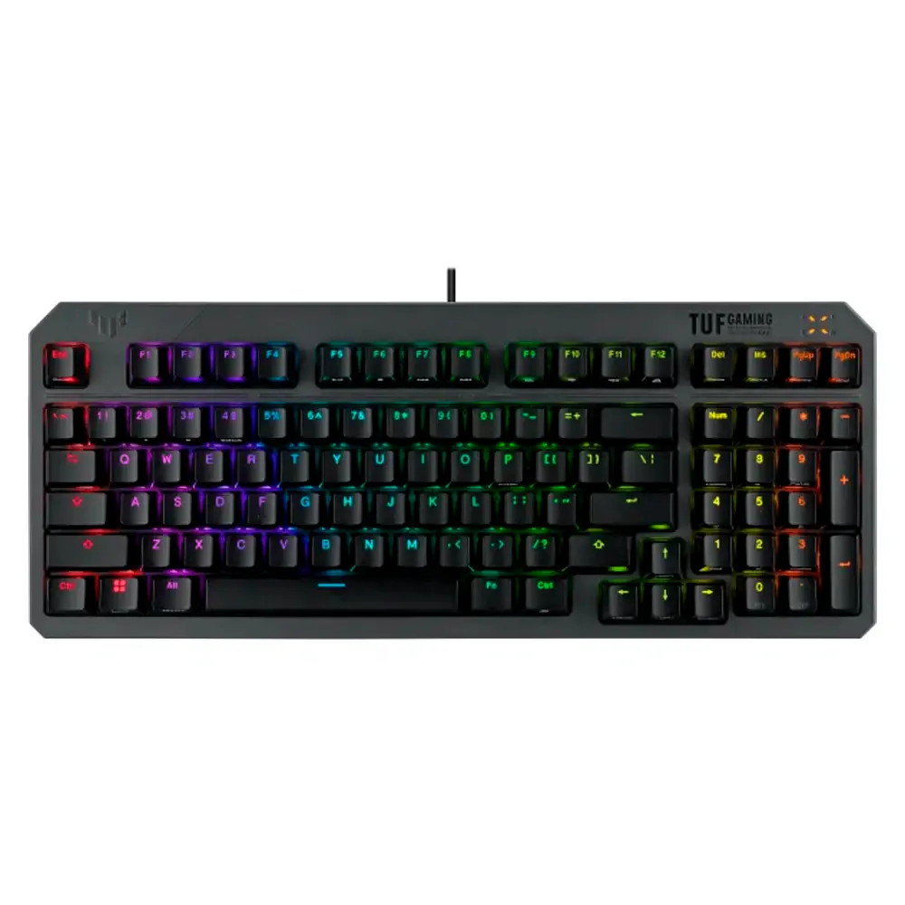 Teclado Mecânico Asus TUF Gaming K3 Gen II RGB PT Optical-Mechanical Switch Preto
