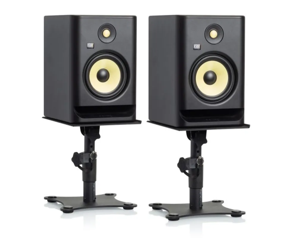 Gator GFWSPKSTMNDSK Desktop Studio Monitor Stand - Adjustable Height