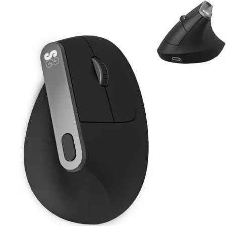 Rato Ergonómico Sem Fios Subblim EDNVW01 4000 DPI Preto