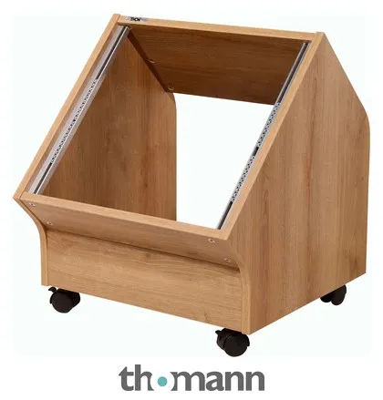 Thon Studio Side Rack 10U oak