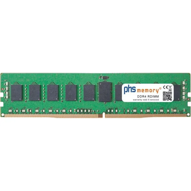 Memória RAM PHS-memory SP609841 16GB DDR4 2933MHz ECC Registered DIMM Preto