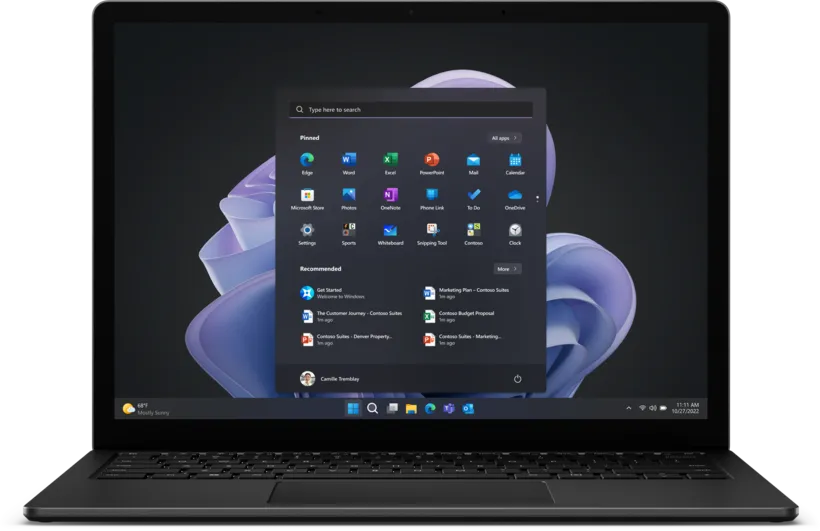 Portátil Microsoft Surface Laptop 5 i7-1265U 16GB 256GB 13.5” Touch W11P Preto