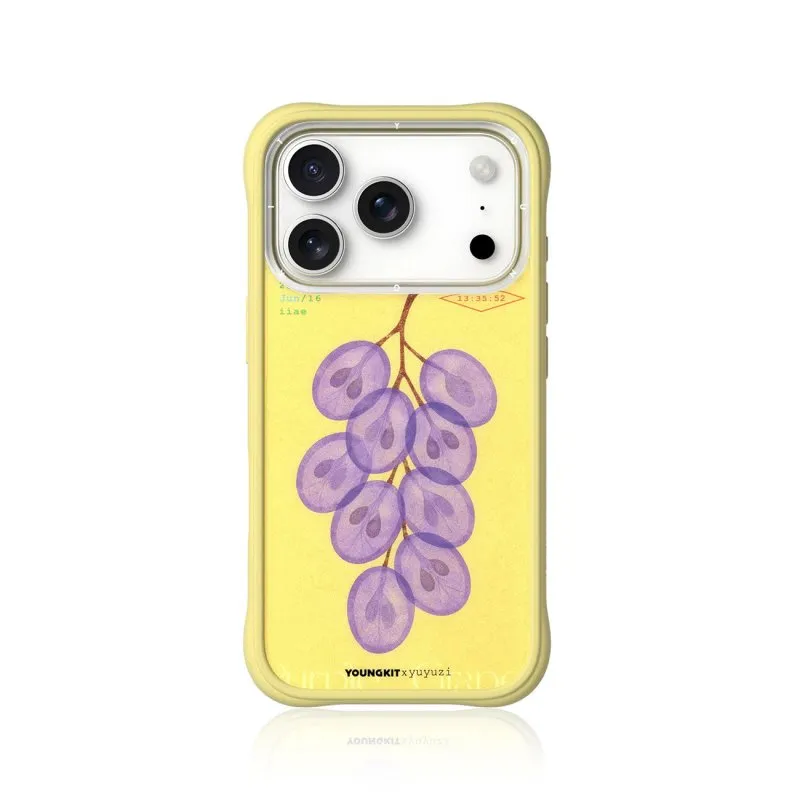 Funda para telemóvel Youngkit CH Authentic Magnética Silicona Roxa Multicor para iPhone 17 Pro Max