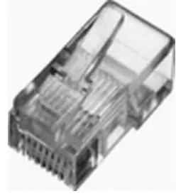 Electronic RJ45 (8P8C) - RJ45 - Transparent - Cat5e - 100 X-ML-5U-IMP