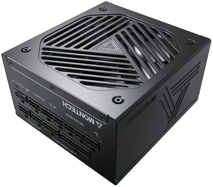 Fonte de Alimentação Modular Montech Titan 850W 80+ & Cybenetics Gold, PCIe 5.0