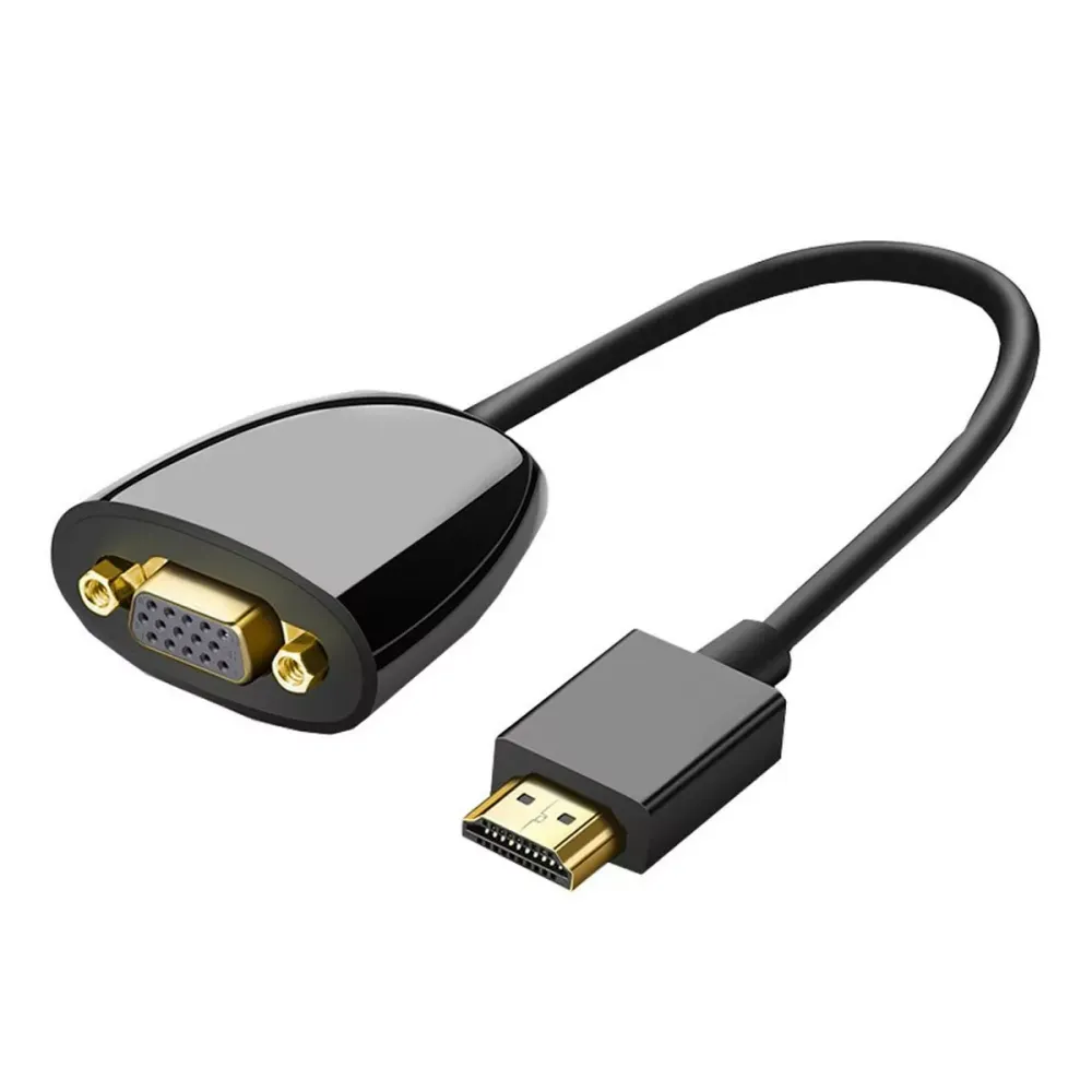 Adaptador Ugreen MM105 HDMI-VGA s/Audio Preto
