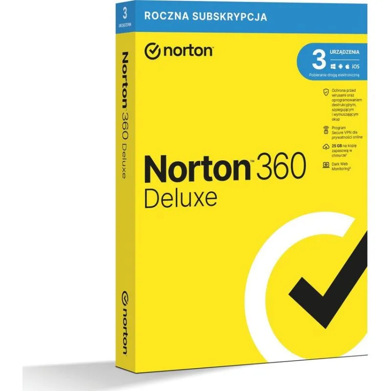 Antivírus Norton 360 Deluxe 3 dispositivos 12 meses