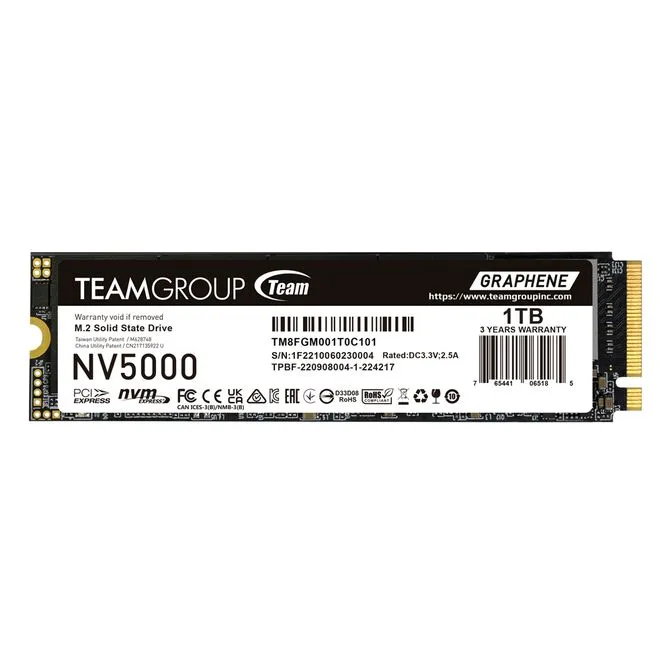 SSD Team Group NV5000 1TB Gen4 M.2 NVMe (4500/1900MB/s)