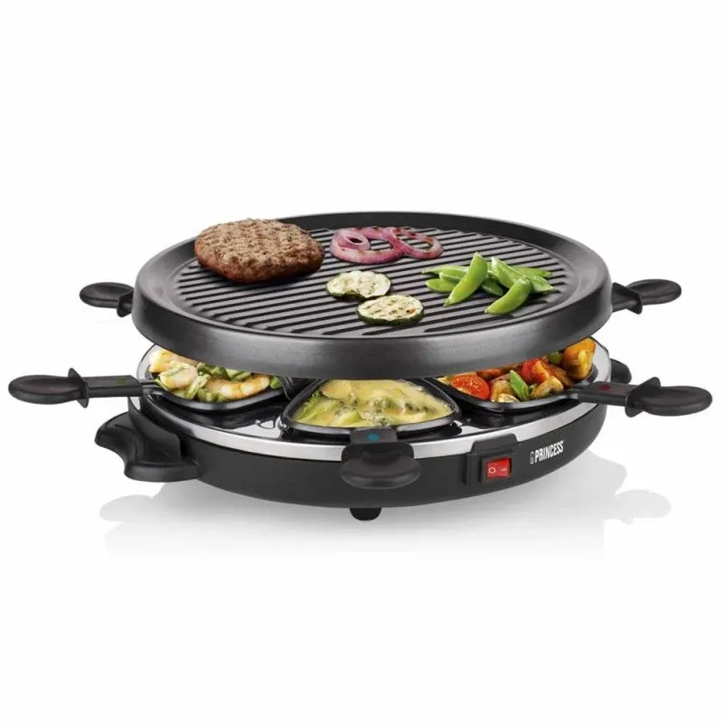 Princess 162725 Raclette Grill Party 6 Pessoas 800W