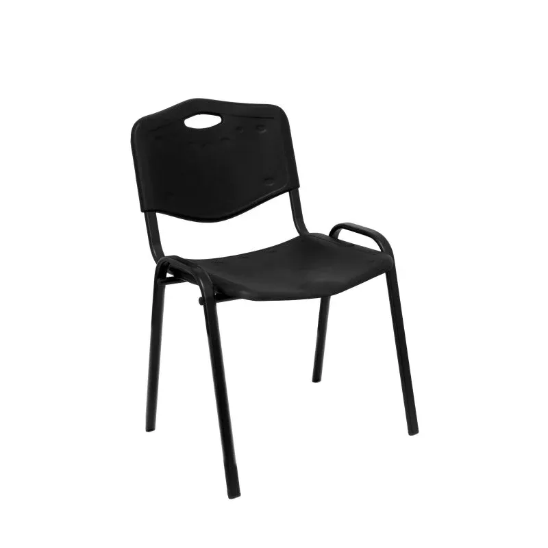 Piqueras y Crespo Robledo Pack de 4 Cadeiras PVC Preto