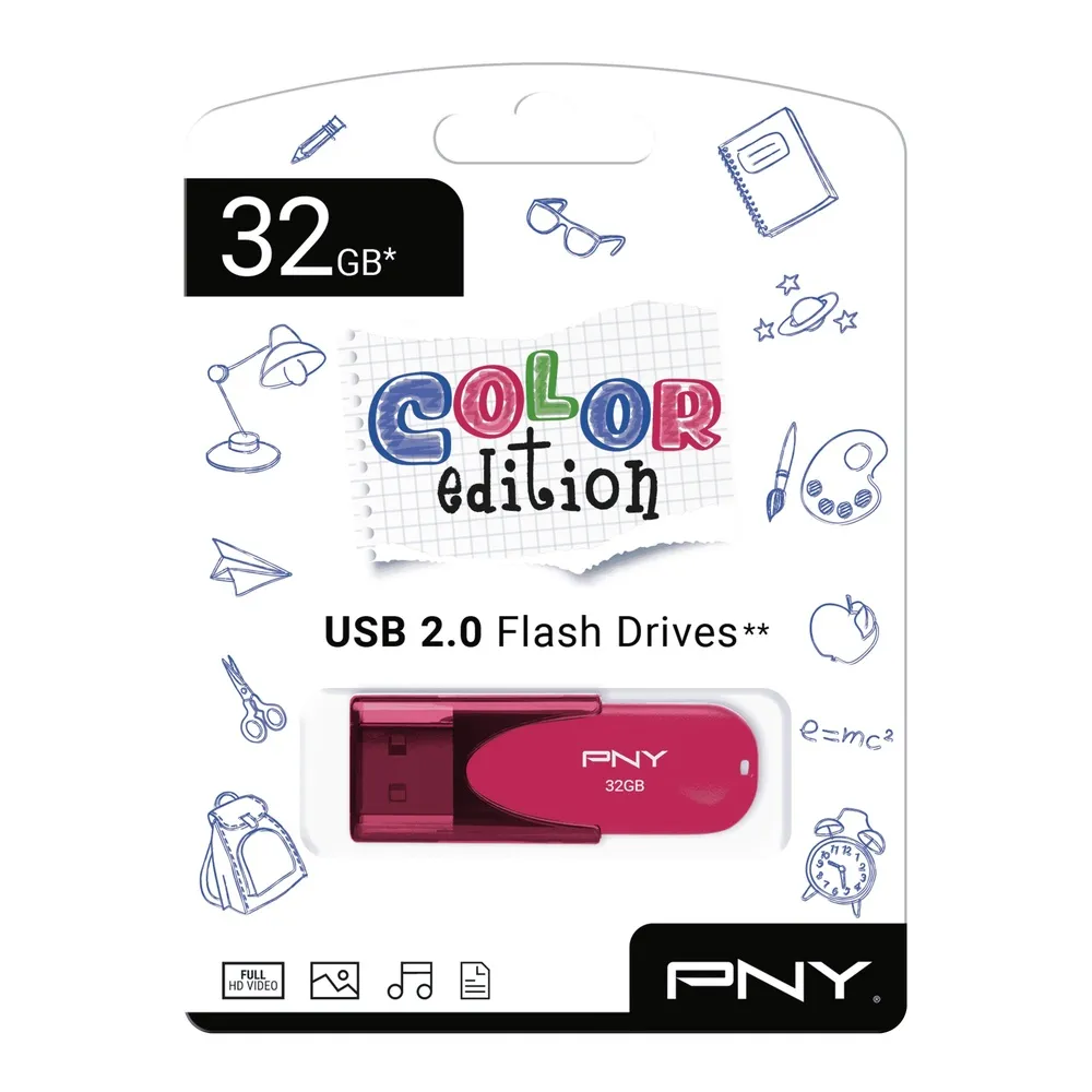 Pen Usb PNY Color Edition 32 Gb (Rosa)