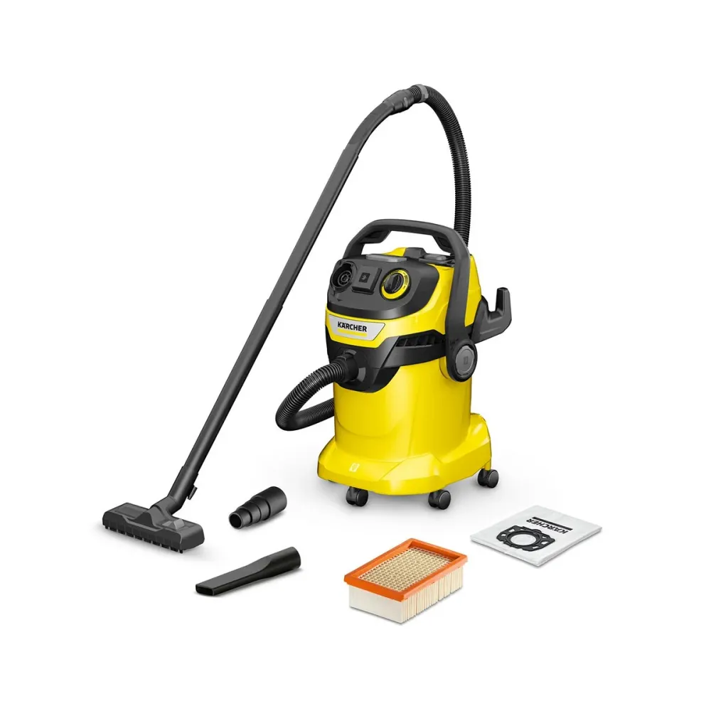 Aspirador Industrial Kärcher WD 5 P V-25/5/22 1100W Amarelo - 1.628-306.0