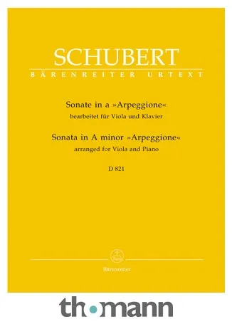 Bärenreiter Schubert Sonate D 821 Viola