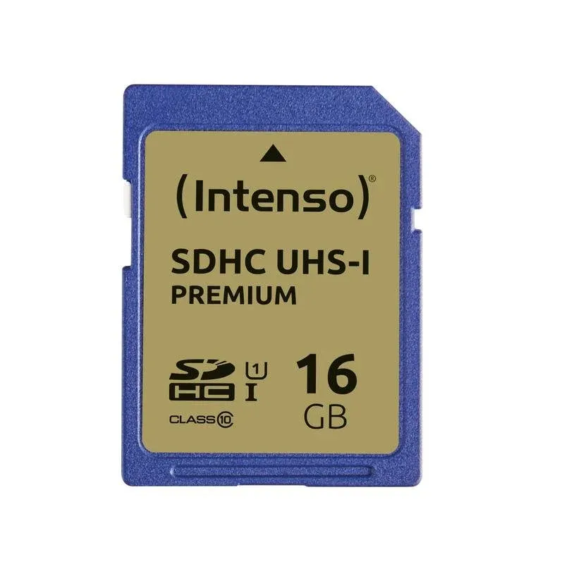 Cartão de memória Intenso 3421470 16 GB SDHC Classe 10 UHS-I U1 90 MB/s azul