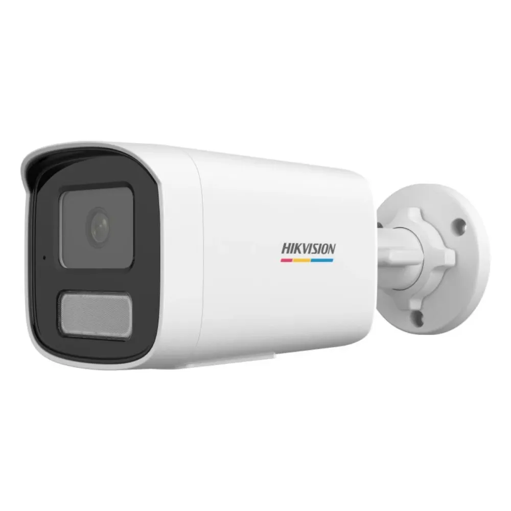 Câmara de Segurança IP Hikvision Value Bullet ColorVu PoE 4MP 2.8mm Exterior IP67 - DS-2CD1T47G2H-LIU(2.8mm)