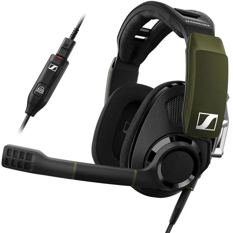 Sennheiser GSP 550 Headset Gaming Preto/Verde