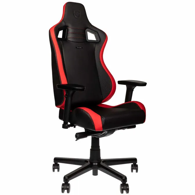 Cadeira noblechairs EPIC Compact - Preto / Carbono / Vermelho