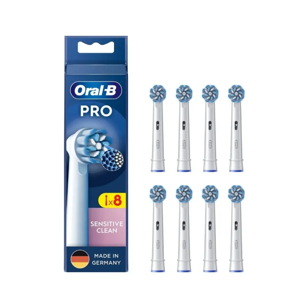 Cabeças de Escova de Dentes Oral-B Pro Sensitive Clean Brancas (8 unidades)