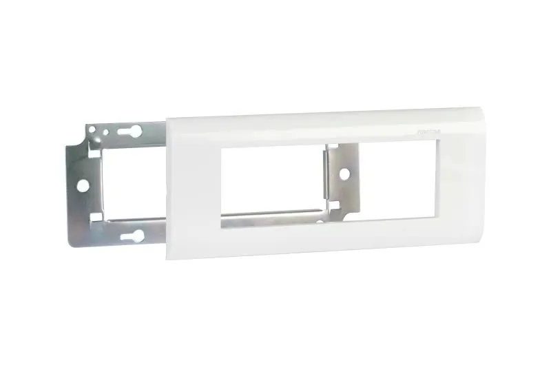 Espelho e Chassis p/ 3 Paineis Ligação Branco - WP-195MCH