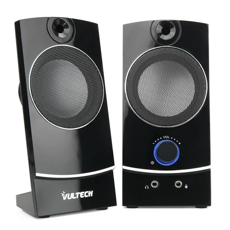 Altifalantes Vultech 2 vias com fios 3W controlo rotativo e LED