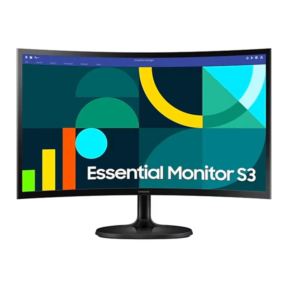 Monitor Curvo Samsung Essential S3 24" VA FHD 100Hz