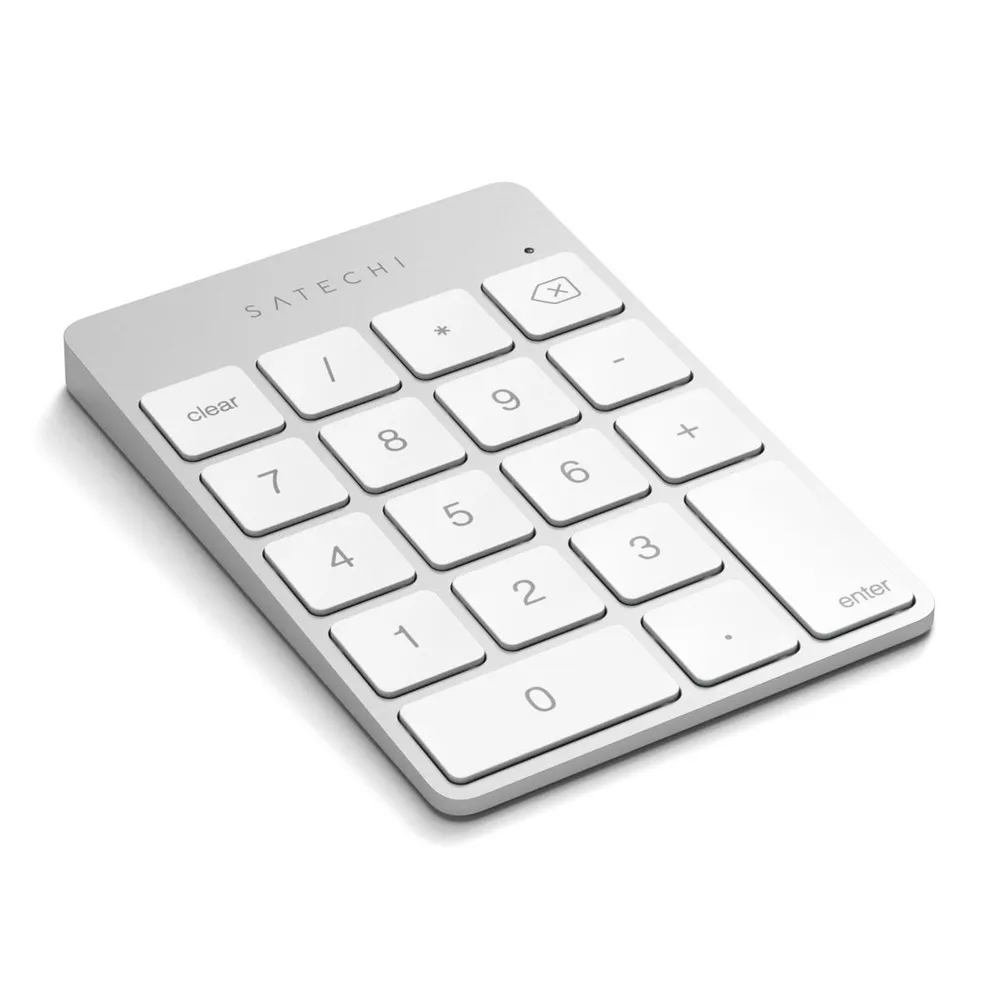 Teclado Numérico SATECHI Sim Wireless (Silver)