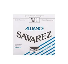 Corda Individual Guitarra Clássica Savarez Alliance 541J Carbono 1ª E Mi Tensão Forte
