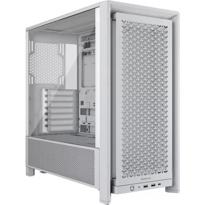 Caixa ATX Corsair Frame 4000D Performance Branco Vidro Temperado
