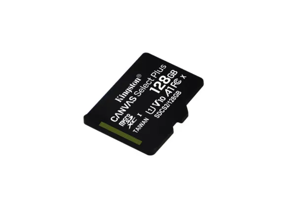 Cartão Memória Kingston Canvas Select Plus C10 microSDXC 128GB c/Adaptador