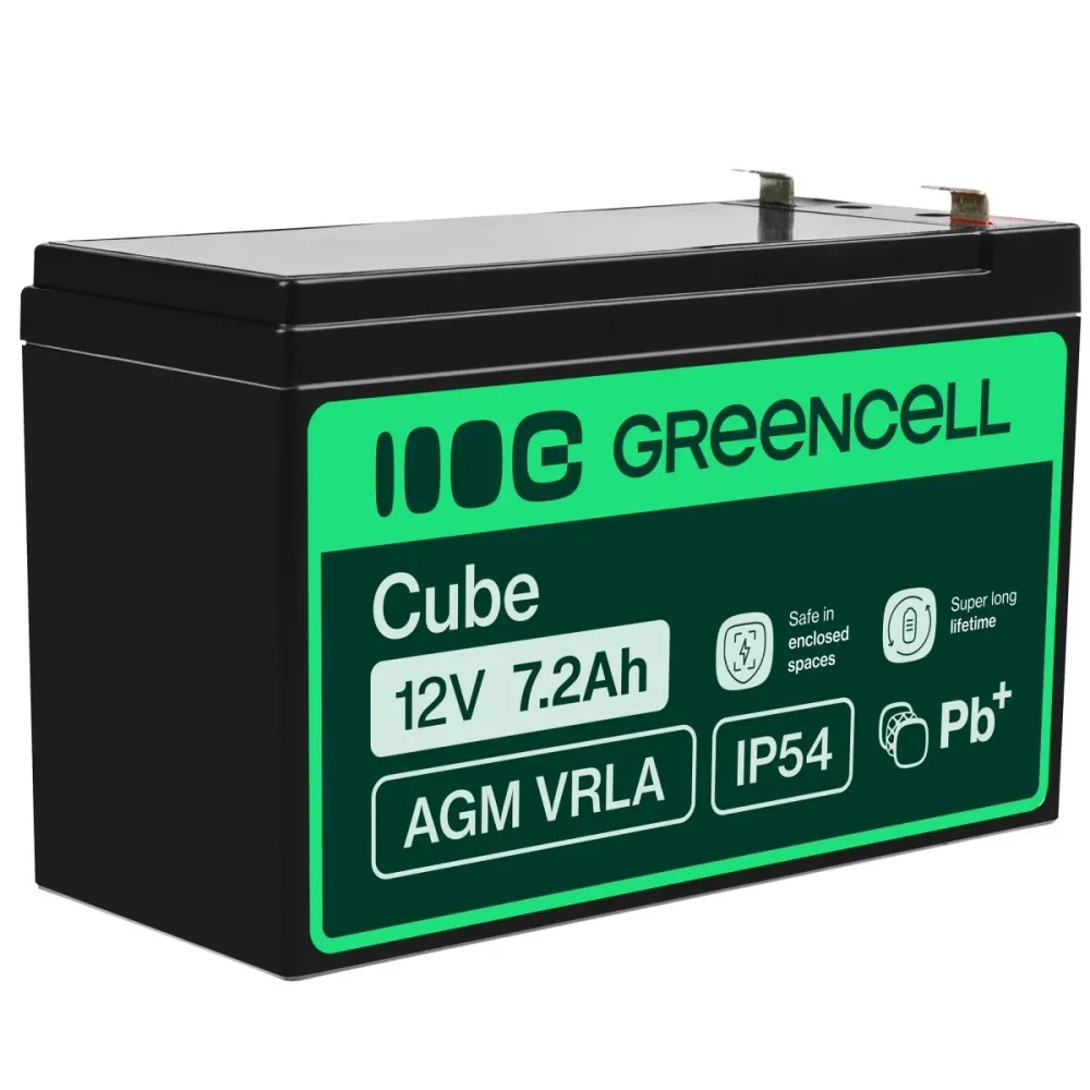 Green Cell AGM05 UPS battery Sealed Lead Acid (VRLA) 12 V 7.2 Ah AGM05