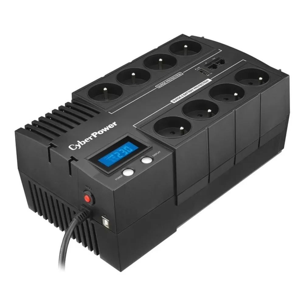 UPS Cyberpower BR700ELCD 700VA-420W Preta