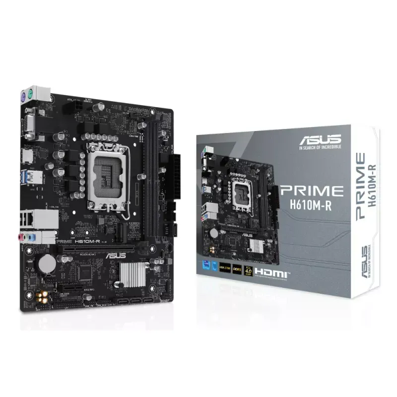 PRIME H610M-R ASUS, 2DDR5, 1M.2 PCIE, MATX