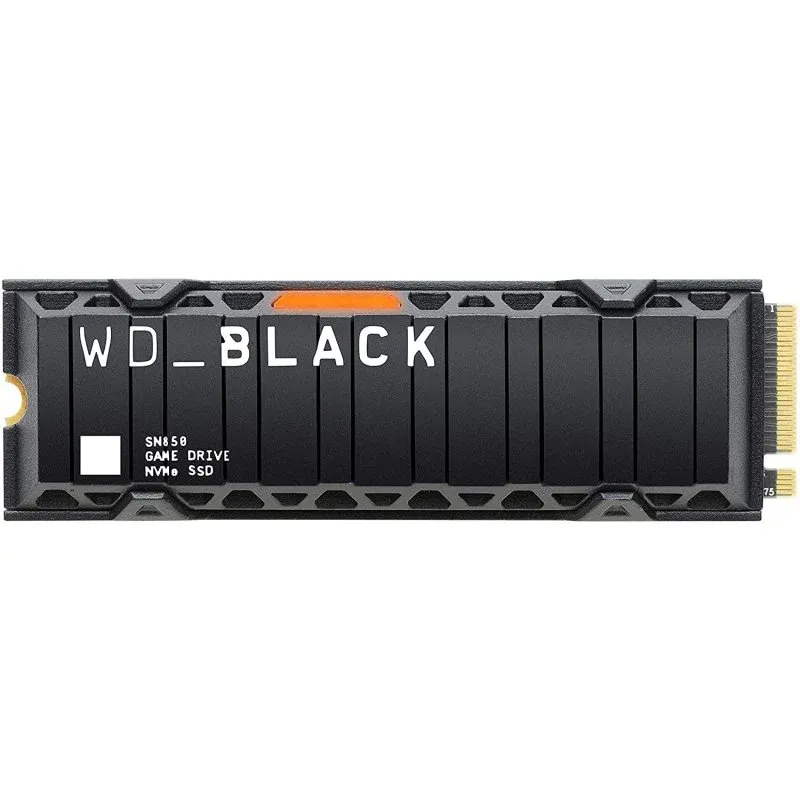 Disco Rígido WD Black SN850 1TB SSD NVMe M.2 PCIe 4.0 com Dissipador Térmico