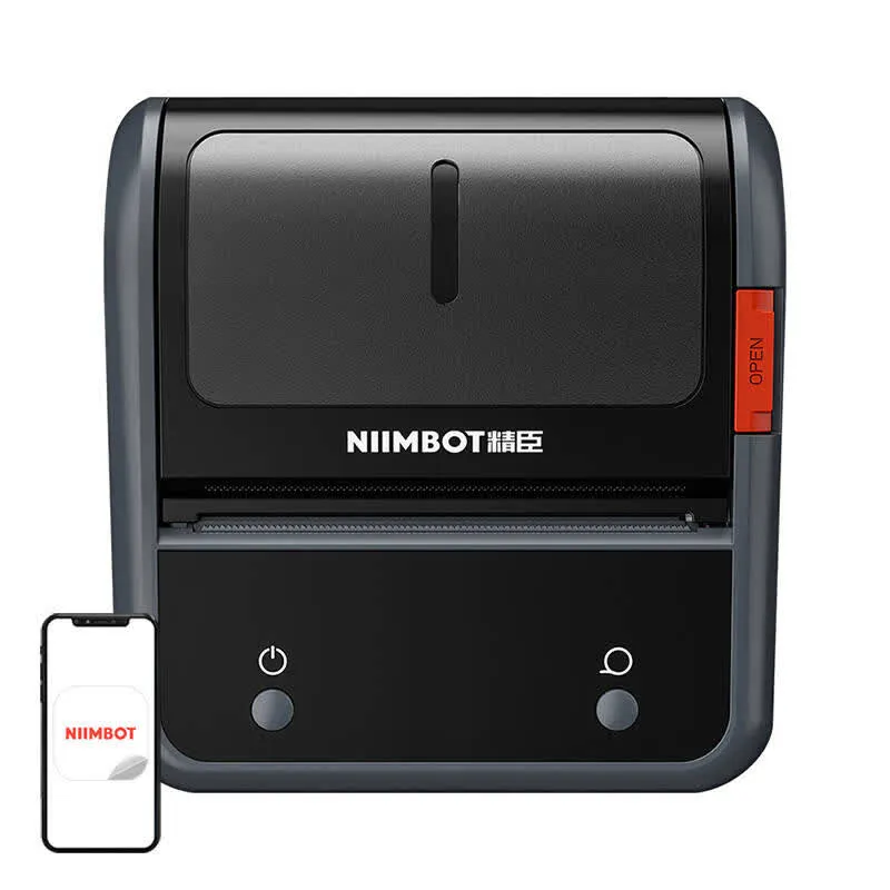 Impressora Térmica de Etiquetas Portátil B3S_P (Cinza) - NIIMBOT