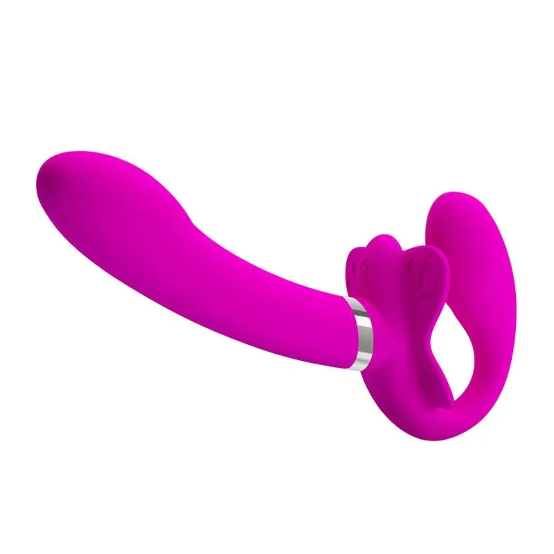 Vibrador sem arnês valerie usb para casais