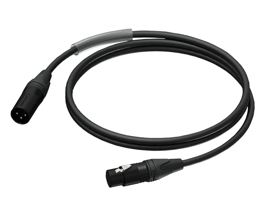 Procab PRA901/3mt XlrM/XlrF Black