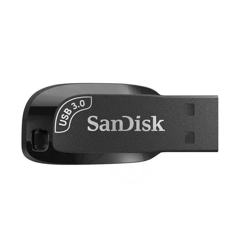 Pen Drive Pen USB Sandisk Ultra Shift 64GB USB 3.2 Gen1 Preto AES128