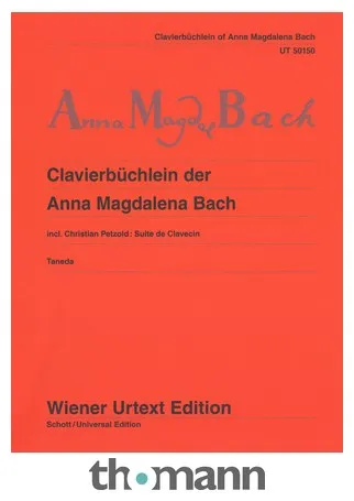 Wiener Urtext Edition Clavierbüchlein Anna Bach