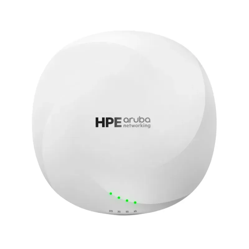 HPE Aruba Networking AP-635 (RW) - Campus - ponto de acesso sem fios - Wi-Fi 6 - Wi-Fi 6E, Bluetooth, ZigBee - 2.4 GHz, 5 GHz, 6 GHz montável no teto (pacote de 5)