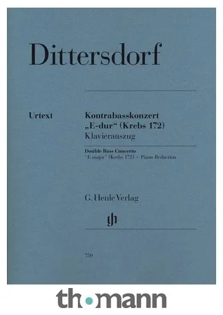 Henle Verlag Dittersdorf Kontrabasskonzert