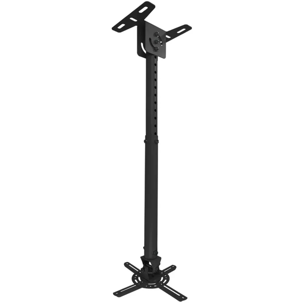 Suporte de Tecto Tooq para Projectores Tilt Giratório e Extensível Max.20kg Preto