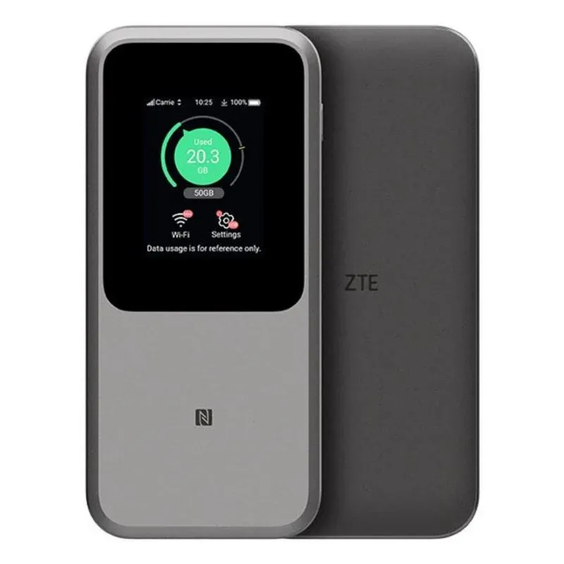 Router ZTE MU5120 WiFi 6 USB Duplo Bateria 33 W Ecrã