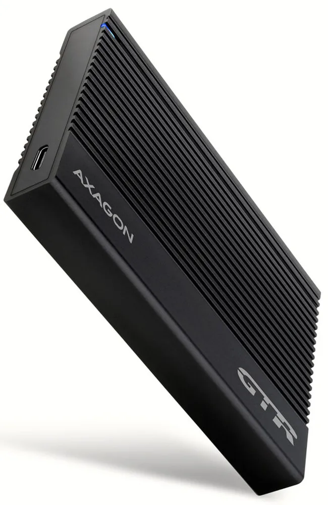 Caixa Externa AXAGON EE25-GTR USB-C 3.2 Gen 2 - SATA 6G, 2.5" External RIBBED box BLACK